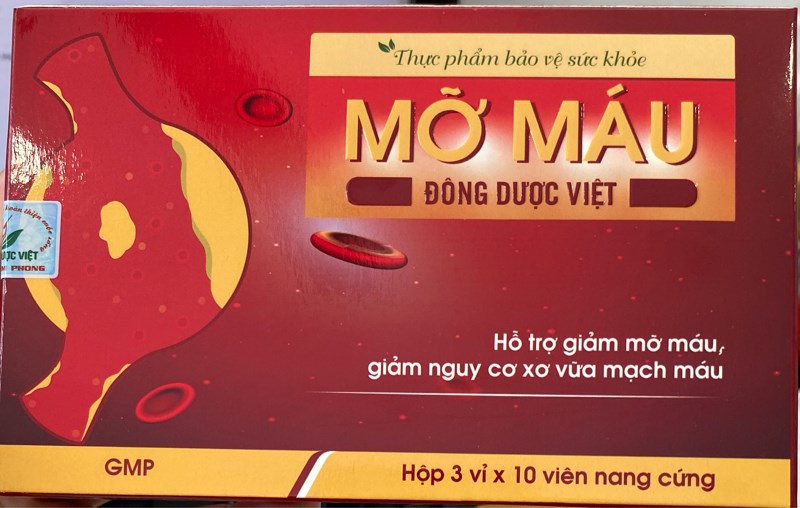 Mỡ máu Đông Dược Việt (H*3vỉ*10viên) - DP Việt