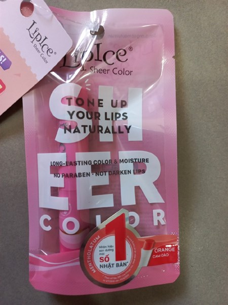 Son dưỡng môi Lipice Sheer Color Coral (Hồng Cam San Hô + hồng dâu + cam đào) - Rohto 3