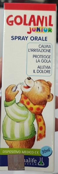 Golanil Junior 30ml (Làm giảm khô họng, nóng rát họng,...) - Italya