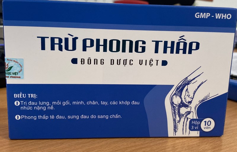 Trừ phong thấp (H*3vỉ*10viên) - Đông Dược Việt