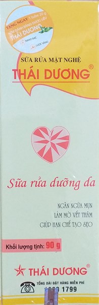 Sữa rửa mặt nghệ thái dương 90g 2