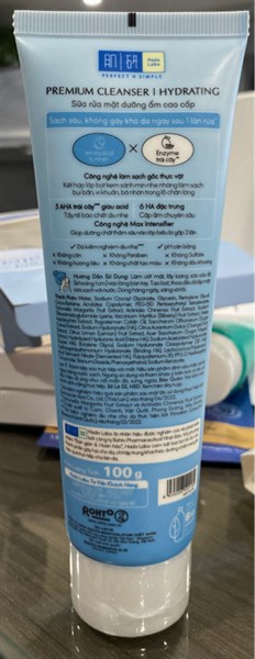 Sữa rửa mặt dưỡng ẩm cao cấp (Hada Labo Premium cleanser hydrating) 100g - Rohto/VN 2