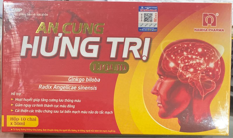An cung Hưng Trị Liquid (Hộp 10 chai x 50ml) - Nam Hà
