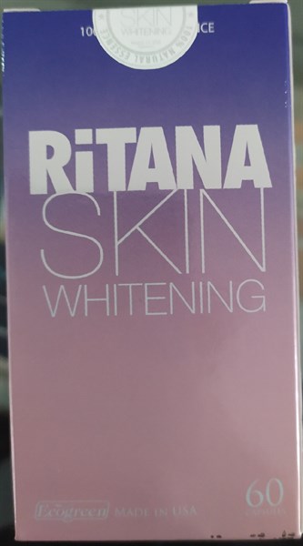 Ritana Skin Whitening 100% Natural essence (H*1lọ*60viên) - USA