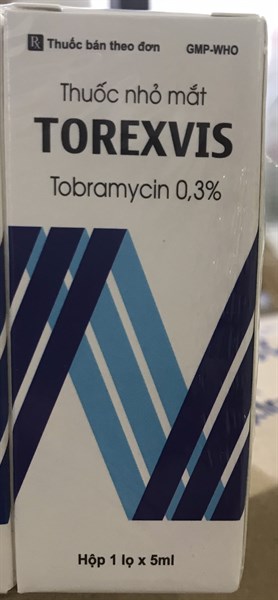 Thuốc nhỏ mắt Torexvis (Tobramycin 0,3% 5ml) - Gia Nguyễn