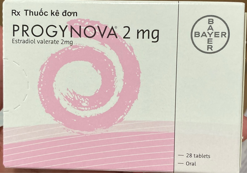 Progynova 2mg (H*1vỉ*28viên) - Pháp
