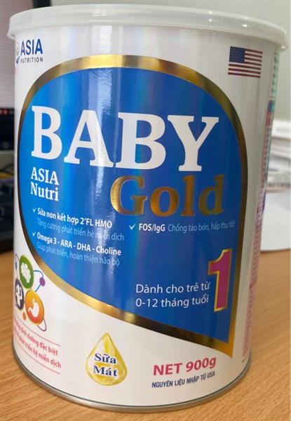 Sữa Nutri Baby Gold 1 - 850g (Cho trẻ từ 0 - 12 tháng tuổi) - Asia