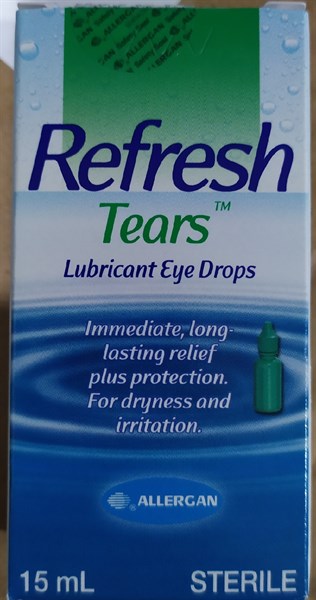 Thuốc nhỏ làm trơn mắt Refresh tears 15ml - USA