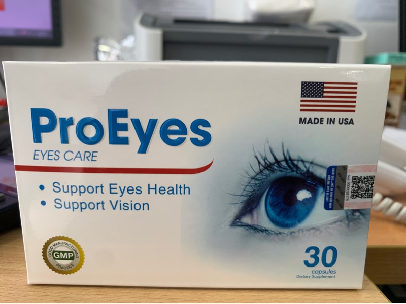 Proeyes (Viên uống sáng mắt, bổ mắt) (Hộp x 3 vỉ x 10viên) - USA (American)