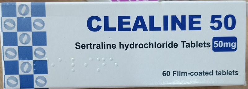 Clealine 50mg (Điều trị các rối loạn trầm cảm, cưỡng bức, ám ảnh..) (H*6vỉ*10viên) - Atlantic