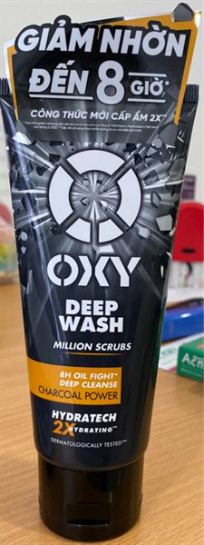 Kem rửa mặt tác động sâu (Oxy Deep Wash Million Scrubs 100g) - Rohto/VN