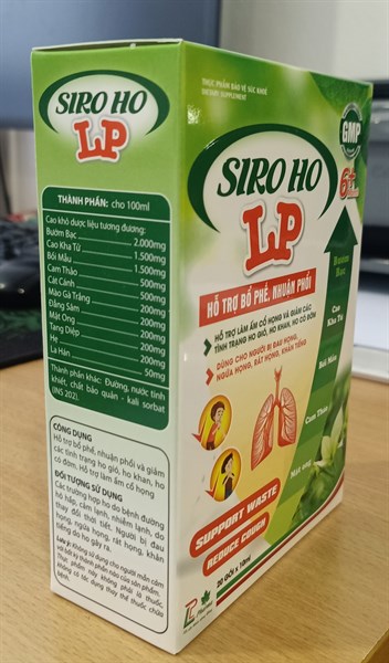 Siro ho LP (H*20gói*10ml) - Liên Phong 2