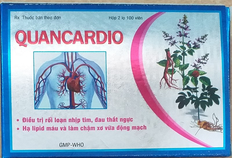 Quancardio (Hộp*2lọ*100viên) - Quảng Bình