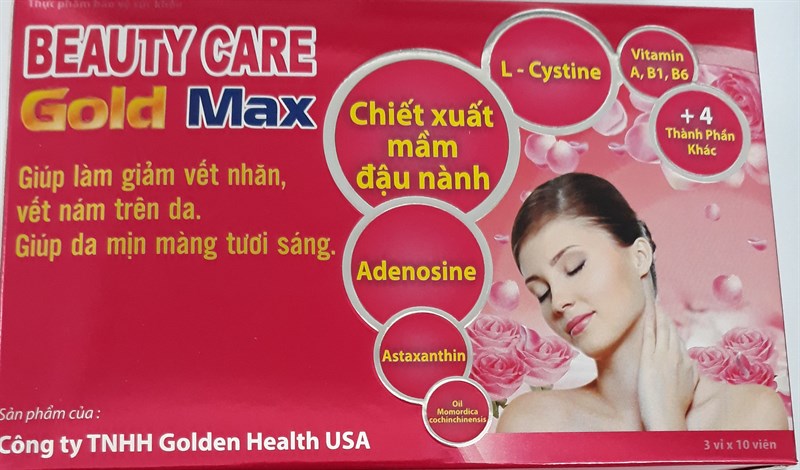 Beauty care gold max (Giảm vết thâm, vết nám 35 +) (H*3vỉ*10viên) - Golden Health