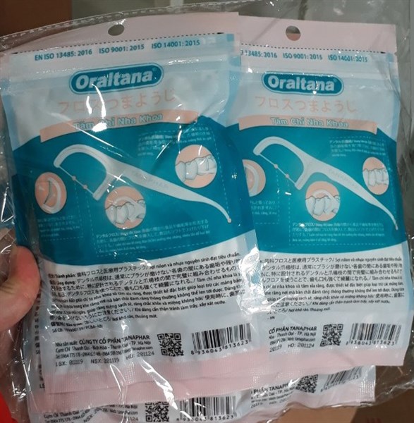 Tăm chỉ nha khoa Oraltana các loại hương (Túi 50cái) - Tân á 3