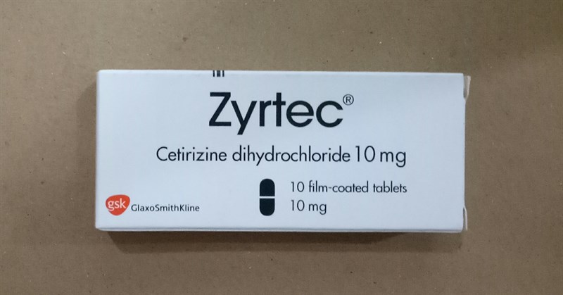 Zyrtec 10mg (Hộp 1vỉ x 10viên) - Thụy Sỹ