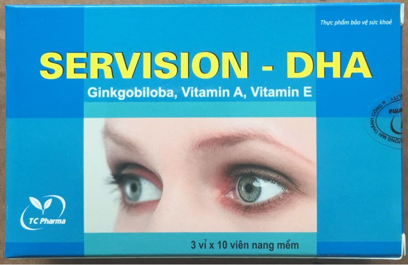 Servision - DHA (Bổ dưỡng mô võng mạc mắt, giúp sáng mắt..) (H*3vỉ*10viên) - PP Nam Thái Hoa