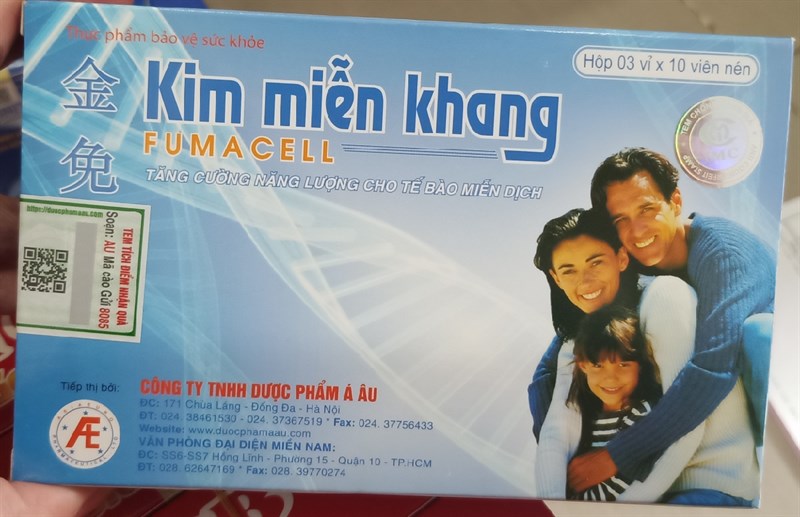 Kim Miễn Khang (H*3vỉ*10viên) - NPP Á Âu