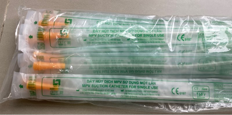Dây hút dịch MPV không nắp số 6 (Túi*20cái) - Y tế Việt Nam
