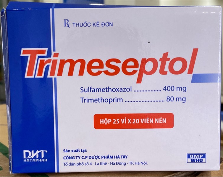 Trimeseptol 480mg (H*25vỉ*20viên) - Hà Tây
