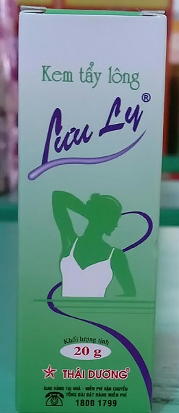 Kem tẩy lông lưu ly - Thái dương