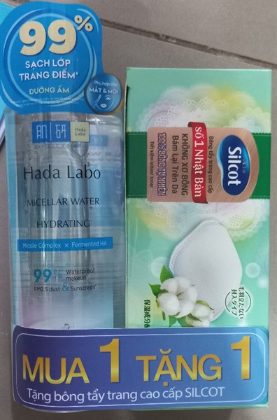 Nước tẩy trang sạch sâu dưỡng ẩm (Hada Labo Micellar Water Hydrating) 240ml - Rohto/VN