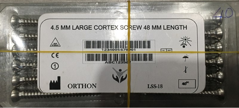 Vít cứng 4,5 dài 48,0mm - Pakistan