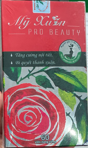 Mỹ Xuân Pro Beauty (Hỗ trợ tăng cường nội tiết tố nữ) (Lọ 60 viên) - Đông Dược Việt