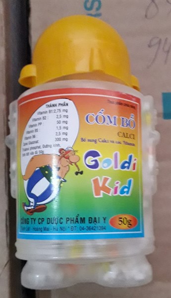 Cốm Calci (Goldikid) (lọ 50g) - Đại Y