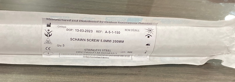 Đinh Strawn 5.0 dài 200mm (Đinh Steinmann) - Pakistan
