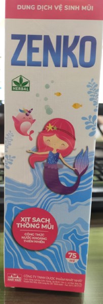 Dung dịch vệ sinh mũi Zenko trẻ em 70ml - Nhất Nhất