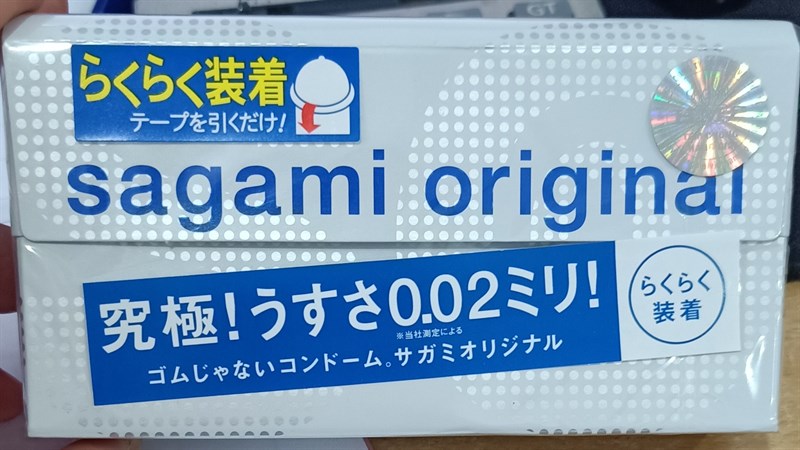 Bao cao su Sagami Original 0.02 quick (H*6cái) - Japan