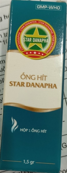 ống hít sao vàng (Star Danapha) (Hộp 1 ống x 1,5g) - Danapha 2