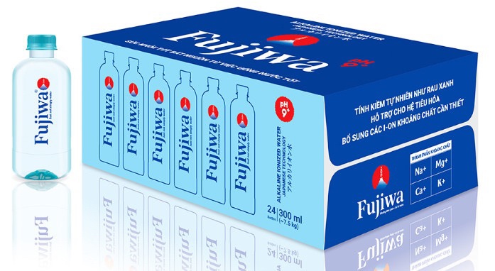 Nước uống ion kiềm Fujiwa 300ml – Thùng 24 chai