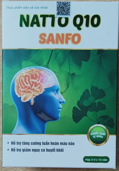 Natto Q10 sanfo (H*3vỉ*10viên) - Sanfordpharma