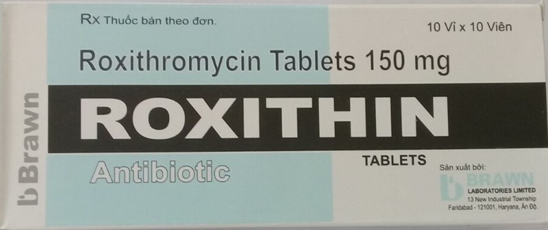 ROXITHIN (Roxithromycin 150mg) (H*10vỉ*10viên) - India