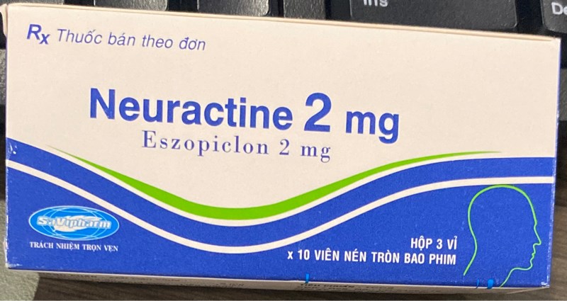 Neuractine 2mg (Điều trị chứng mất ngủ) (H*3vỉ*10viên) - Savi