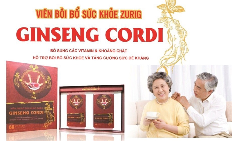 Ginseng Cordi (Hộp to x 2 hộp bé x 3 vỉ x 10 viên) - Zurig
