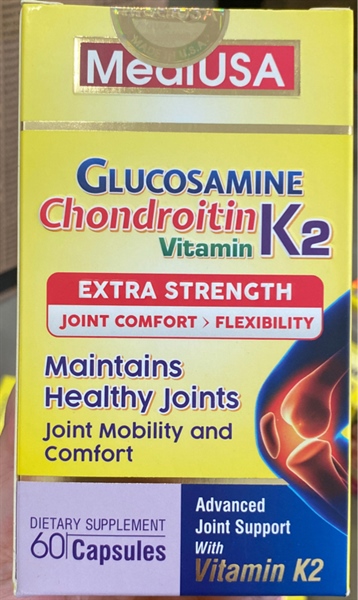 Glucosamine Chondroitin K2 (Nuôi dưỡng xương, sụn, khớp) (Lọ 60 viên) - MediUSA 2