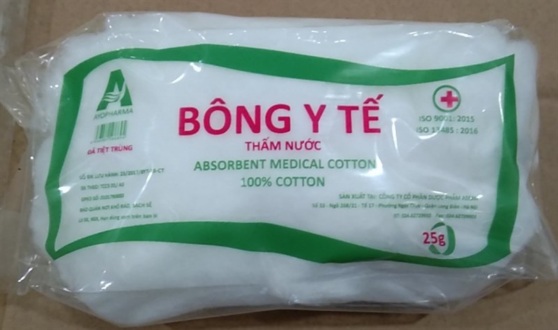 Bông y tế 25g - Asean - (Kiện 20 bịch/20gói)