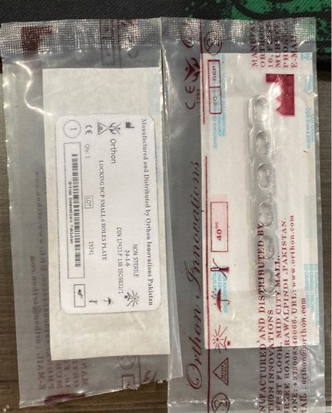 Nẹp khoá bản nhỏ 6 lỗ - Pakistan