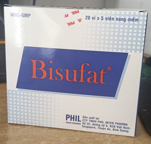 Bisufat (H*20vỉ*5viên) - Phil inter pharma