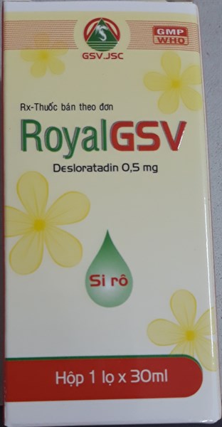 RoyalGSV 30ml (Desloratadin 0,5mg) - Hà Tây (Lọ)