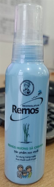 Xịt xua muỗi Remos hương sả chanh 60ml - Rohto/VN 2