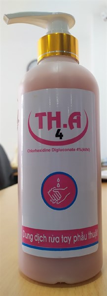 THA 4 Dung dịch vệ sinh tay sát khuẩn dùng trong y tế (Chai 500ml) - Tân Hương/VN