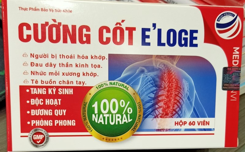 Cường cốt Eloge Plus (Hỗ trợ giảm đau nhức xương khớp, vai gáy...) (H*6vỉ*10viên) - Eloge