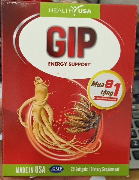 GIP (Bồi bổ sinh lực) (H*2vỉ*10viên) - Healthy USA