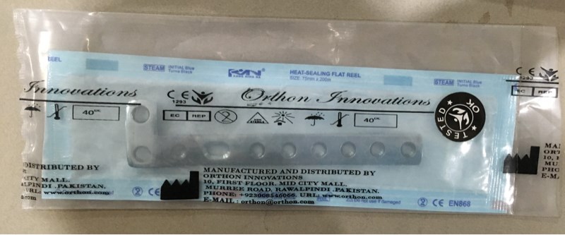 Nẹp đỡ chữ L vít 4.5 các lỗ trái - Pakistan