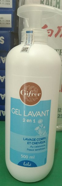 Gel tắm gội Lavant 2 en 1 (Lọ*500ml) - Pháp