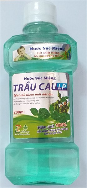 Nước súc miệng trầu cau LP 200ml - Viheco